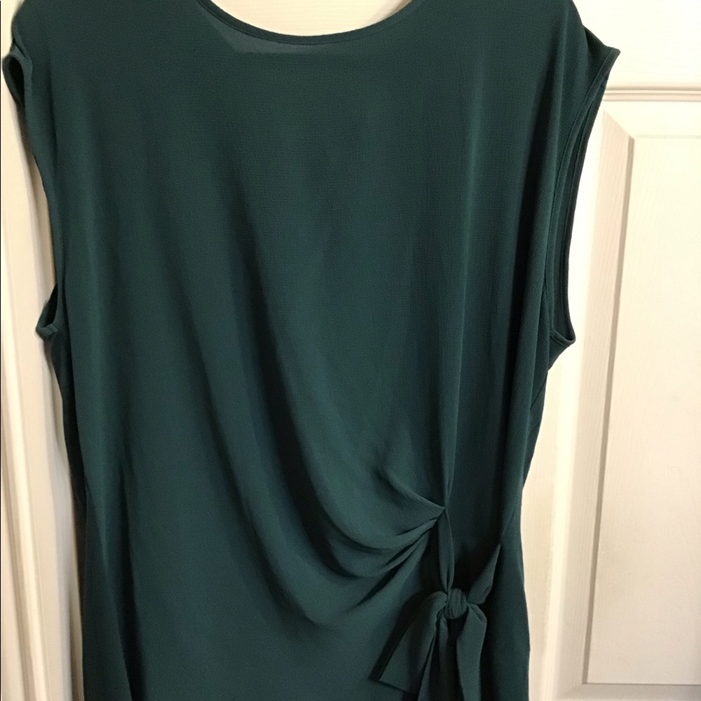 PLUS SIZE Vince Camuto Mock Wrap Ruched Blouse